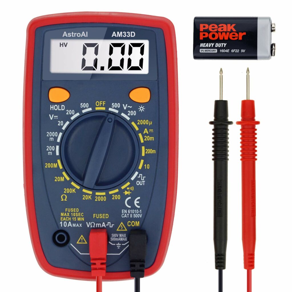 multimeter for building guitar pedals