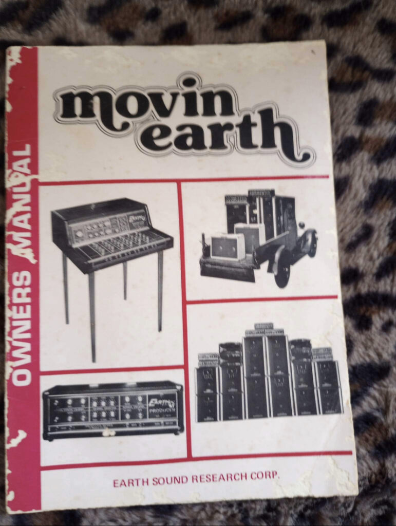 earth sound research owners manual cover