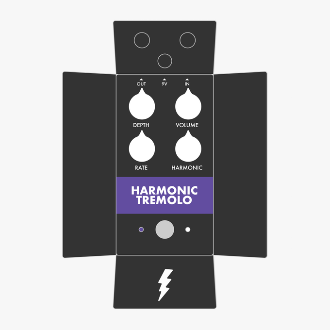 Harmonic Tremolo Gear Supply Co Pedal