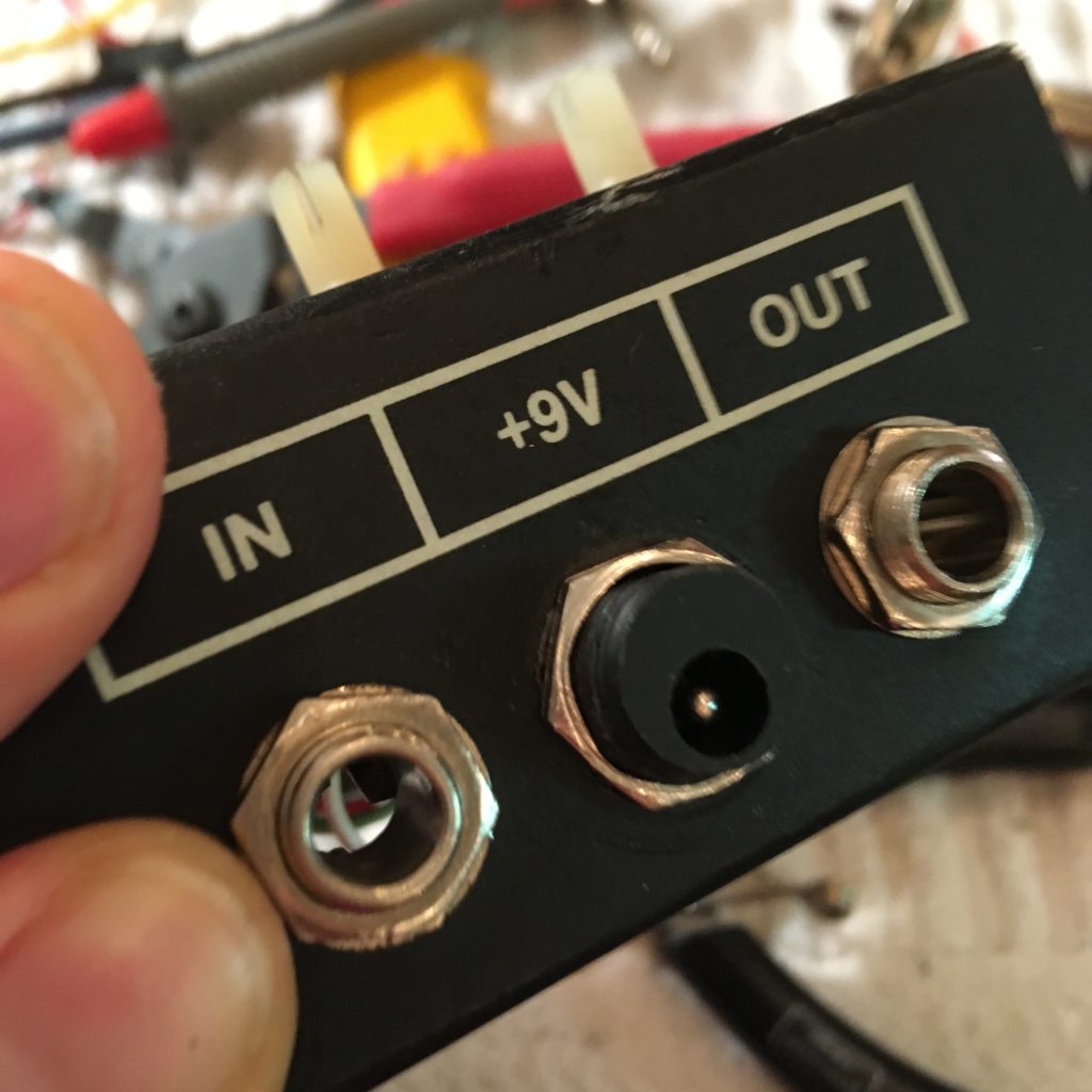 ProCo Rat Input and Output Jacks