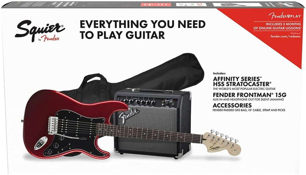 squier guitar pack