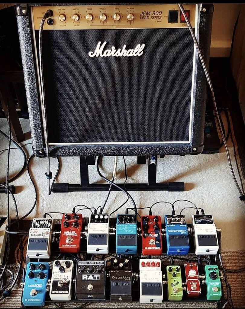 giorgos stamathiou pedalboard