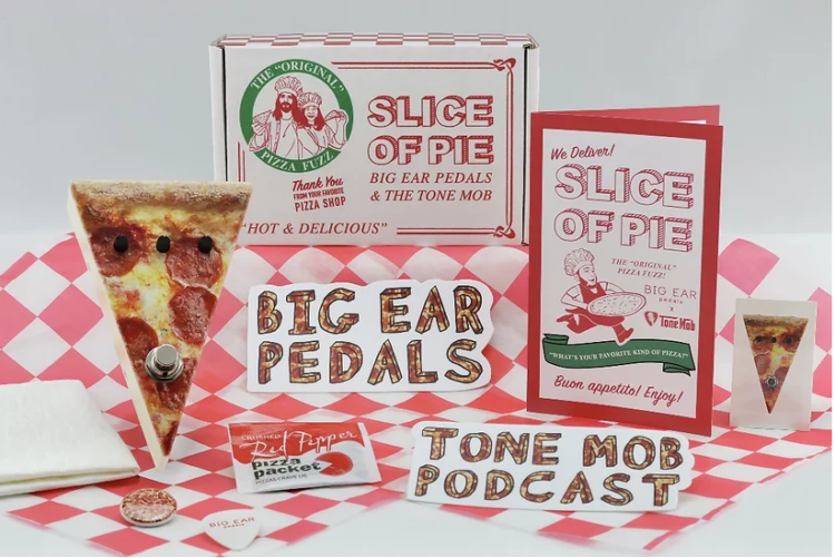 slice of pie with box big ear pedals tone mob